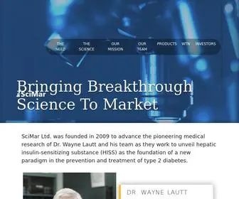 Scimar.ca(Solving the diabetes epidemic) Screenshot