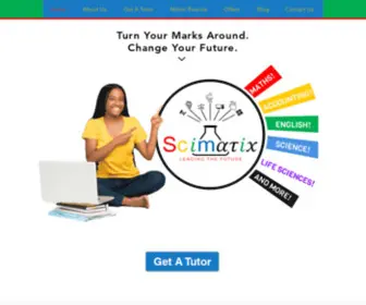 Scimatix.co.za(Effective Tutors) Screenshot