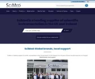 Scimed.co.uk(Global brands) Screenshot