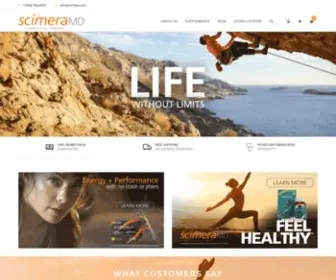 Scimera.com(Natural Supplements and Vitamins I Gluten Free Supplments I Scimera) Screenshot