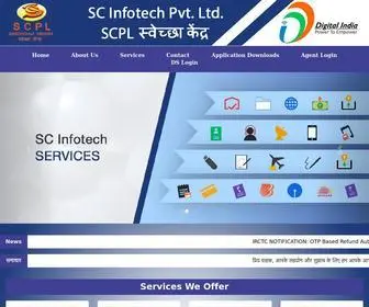 Scinfotech.com(S C P L) Screenshot