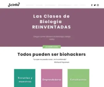 Scintia.com(Educación STEAM) Screenshot