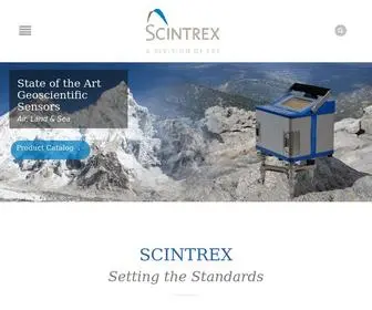 Scintrexltd.com(Scintrex Geoscientific Sensors) Screenshot