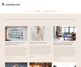 Sciomino.com(Leer alles over business) Screenshot