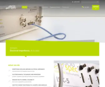 Sciospec.de(Electrical Impedance) Screenshot