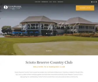 Sciotoreserve.com(Scioto Reserve Country Club) Screenshot