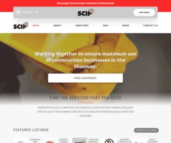 Scip.bc.ca(Working Together to Build the Shuswap) Screenshot