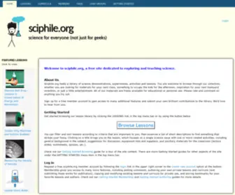 Sciphile.org(Sciphile) Screenshot