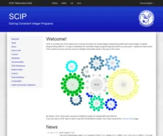 Scipopt.org(SCIP) Screenshot