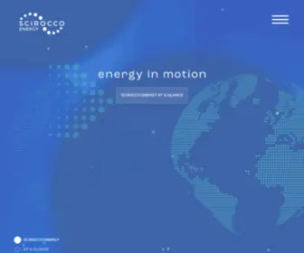 Sciroccoenergy.com(Scirocco Energy) Screenshot