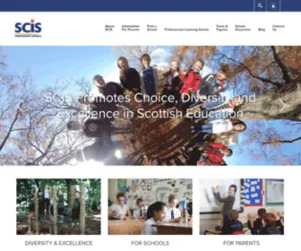 Scis.org.uk(The Scottish Council of Independent Schools) Screenshot