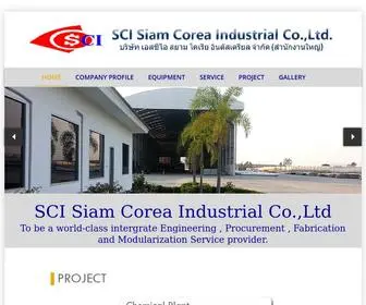 Scisiamcorea.com(SCI Siam Corea) Screenshot