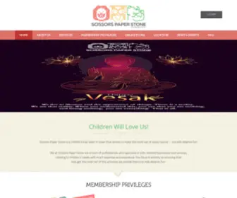 Scissorspaperstone.com.sg(Kids Hair Salon in Singapore) Screenshot