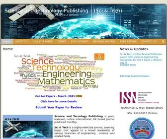 Scitechpub.org(Online)) Screenshot