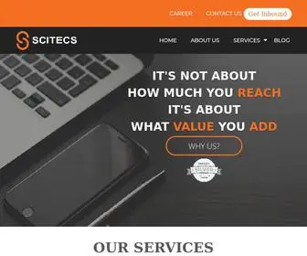 Scitecs.com(Inbound Marketing Agency) Screenshot