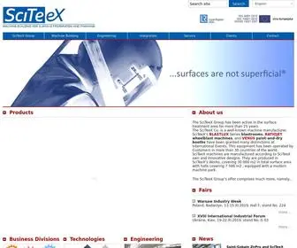 Sciteex.com(SciTeeX Group) Screenshot