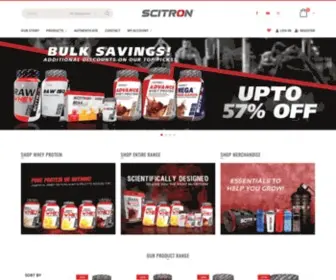 Scitron.com(India's #1 Nutritional Supplements Brand) Screenshot