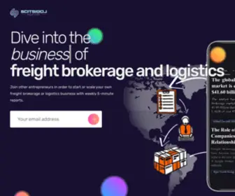 Scitsigol.report(Dive into the business of freight brokerage and logistics) Screenshot