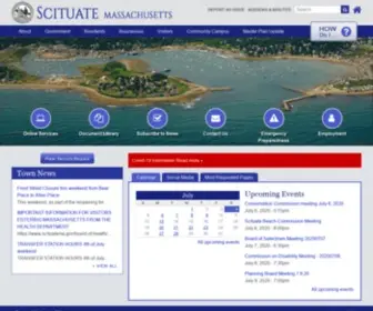 Scituatema.gov(Scituate MA) Screenshot