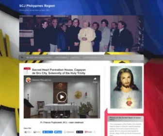 SCJphil.org(Priests of the Sacred Heart of Jesus (SCJ)) Screenshot