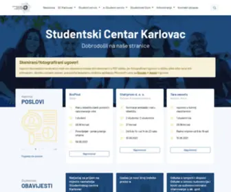 Scka.hr(Studentski Centar Karlovac) Screenshot