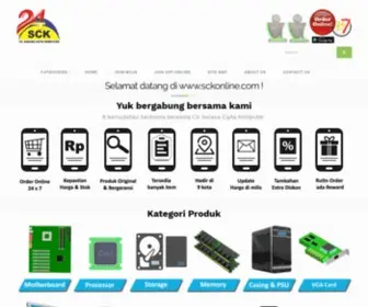 Sckonline.com(Sarana Cipta Komputer) Screenshot