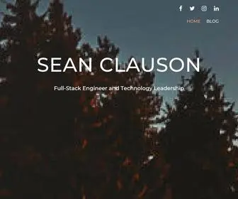 Sclauson.com(Sean Clauson) Screenshot