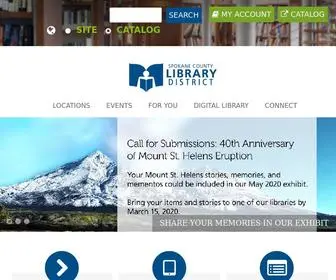 SCLD.org(Spokane County Library District) Screenshot