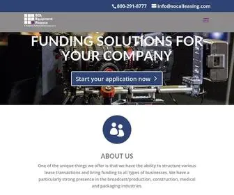 Sclequipmentfinance.com(SCL Equipment Finance) Screenshot