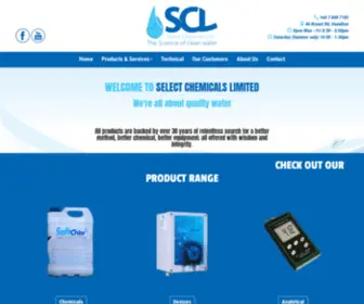 SCLNZ.co.nz(Select Chemicals) Screenshot