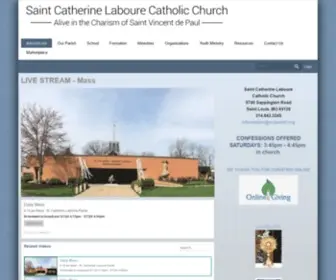 SClparish.org(Catherine Laboure Parish) Screenshot