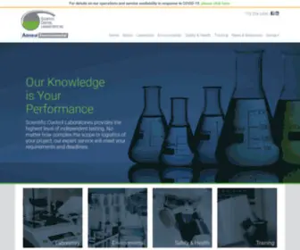 SClweb.com(Environmental Testing & Environmental Consulting) Screenshot