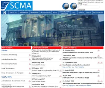 Scma.org.sg(SCMA) Screenshot