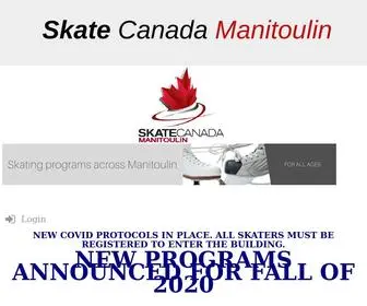 Scmanitoulin.com(Skate Canada Manitoulin) Screenshot