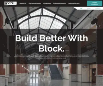 Scmaonline.org(Southeast Concrete Masonry Association) Screenshot