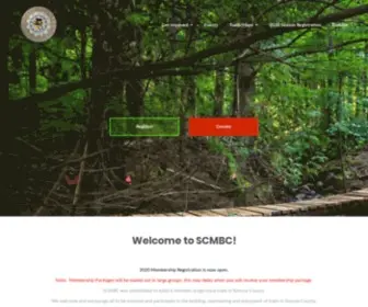 SCMBC.ca(2024 membership registration) Screenshot