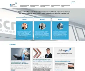 SCM.ca(SCM Insurance Services) Screenshot