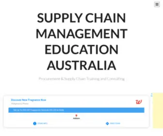 Scmea.com.au(Supply Chain Management Education Australia) Screenshot