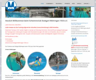 Scmoehringen.de(Homepage des Schwimmclubs Stuttgart) Screenshot