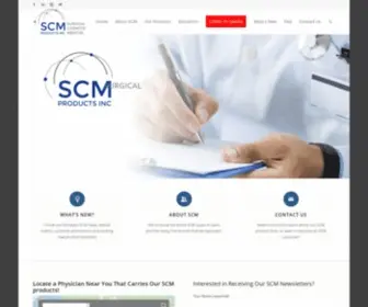 SCMproductsinc.com(SCM Products Inc) Screenshot