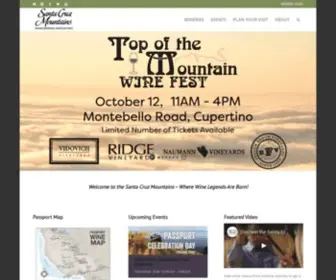 SCmwa.com(Wines of the Santa Cruz Mountains) Screenshot