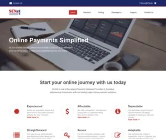 Scnet.com.au(SCNet iPayBy Payment Gateway Perth Australia) Screenshot
