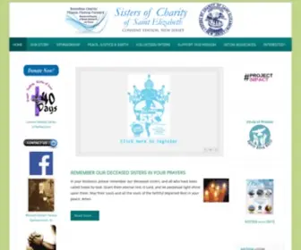 SCNJ.org(Sisters of Charity of Saint Elizabeth) Screenshot