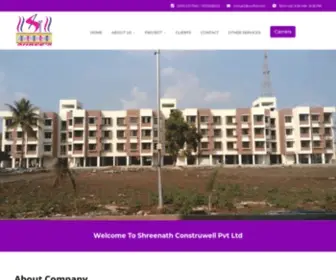 SCNLTD.com(Shreenath Construwell Pvt Ltd) Screenshot