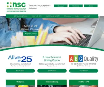 SCNSC.com(National Safety Council) Screenshot