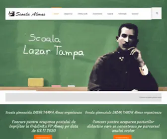 Scoala-Almas.ro(Scoala Gimnaziala Lazar Tampa Almas) Screenshot