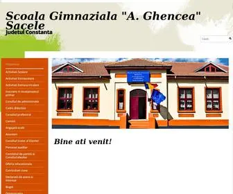 Scoalaaghencea.info(Scoala Gimnaziala "A) Screenshot