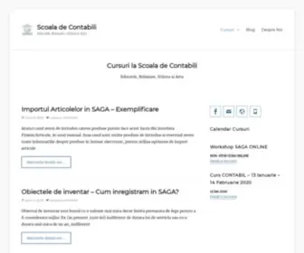 Scoaladecontabili.ro(Scoala de Contabili) Screenshot