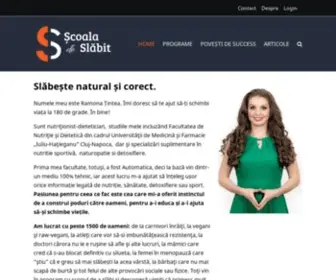 Scoaladeslabit.ro(Școala de Slăbit) Screenshot