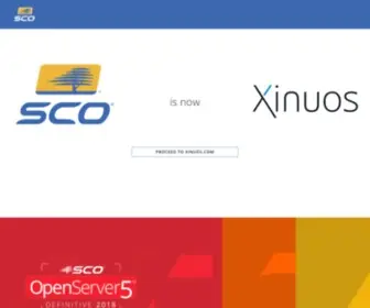 Sco.com(Xinuos) Screenshot